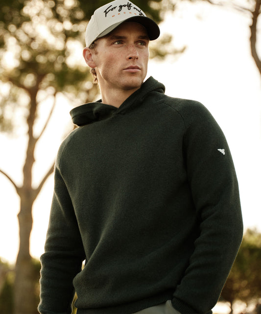 Pine Green Tech Knit Hoodie