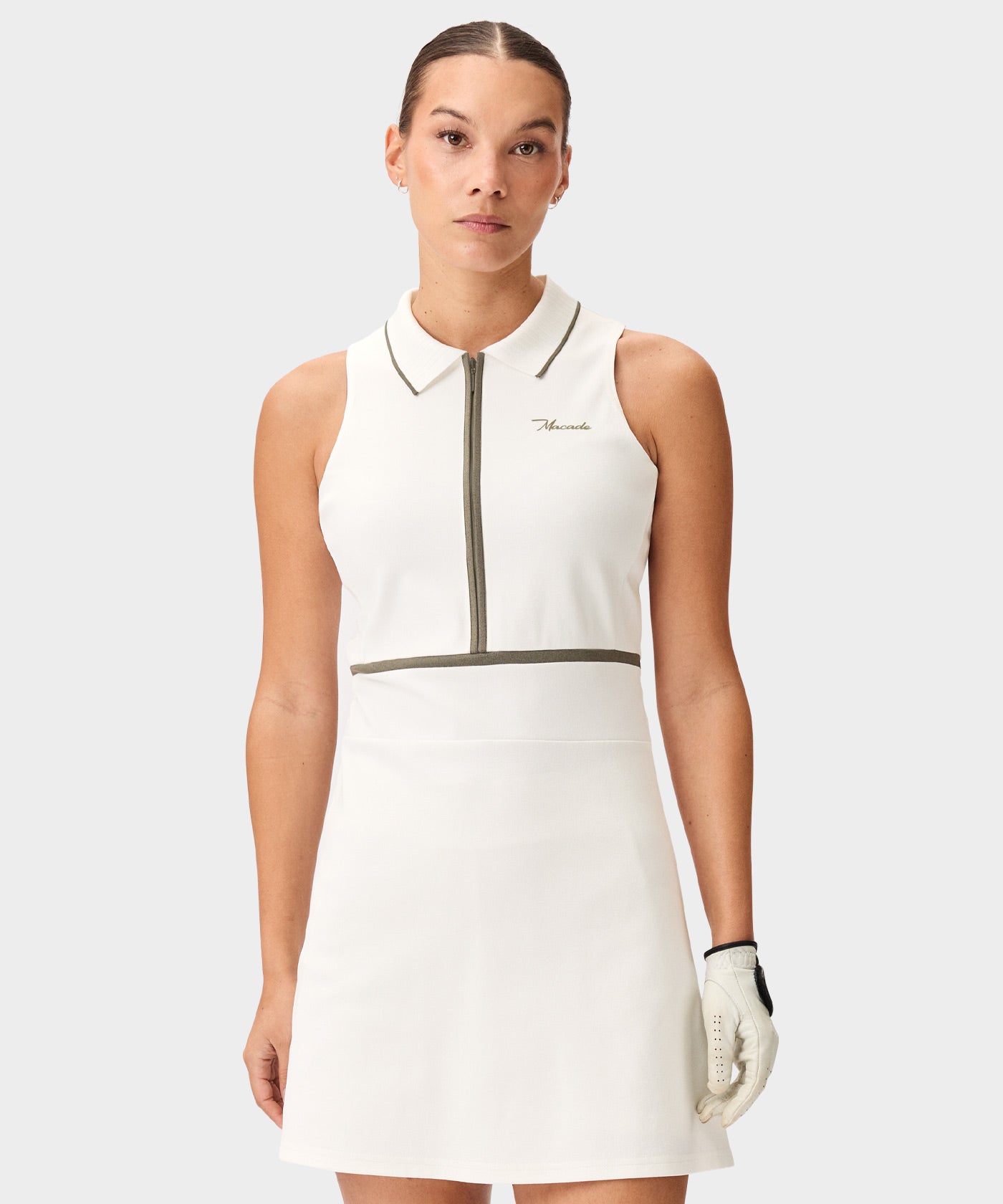 Alva Sleeveless Dress - White