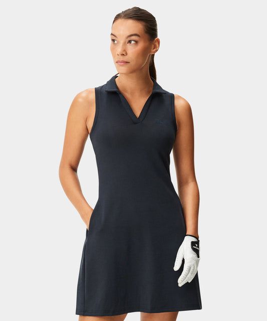 Amanda Dark Blue Performance Dress