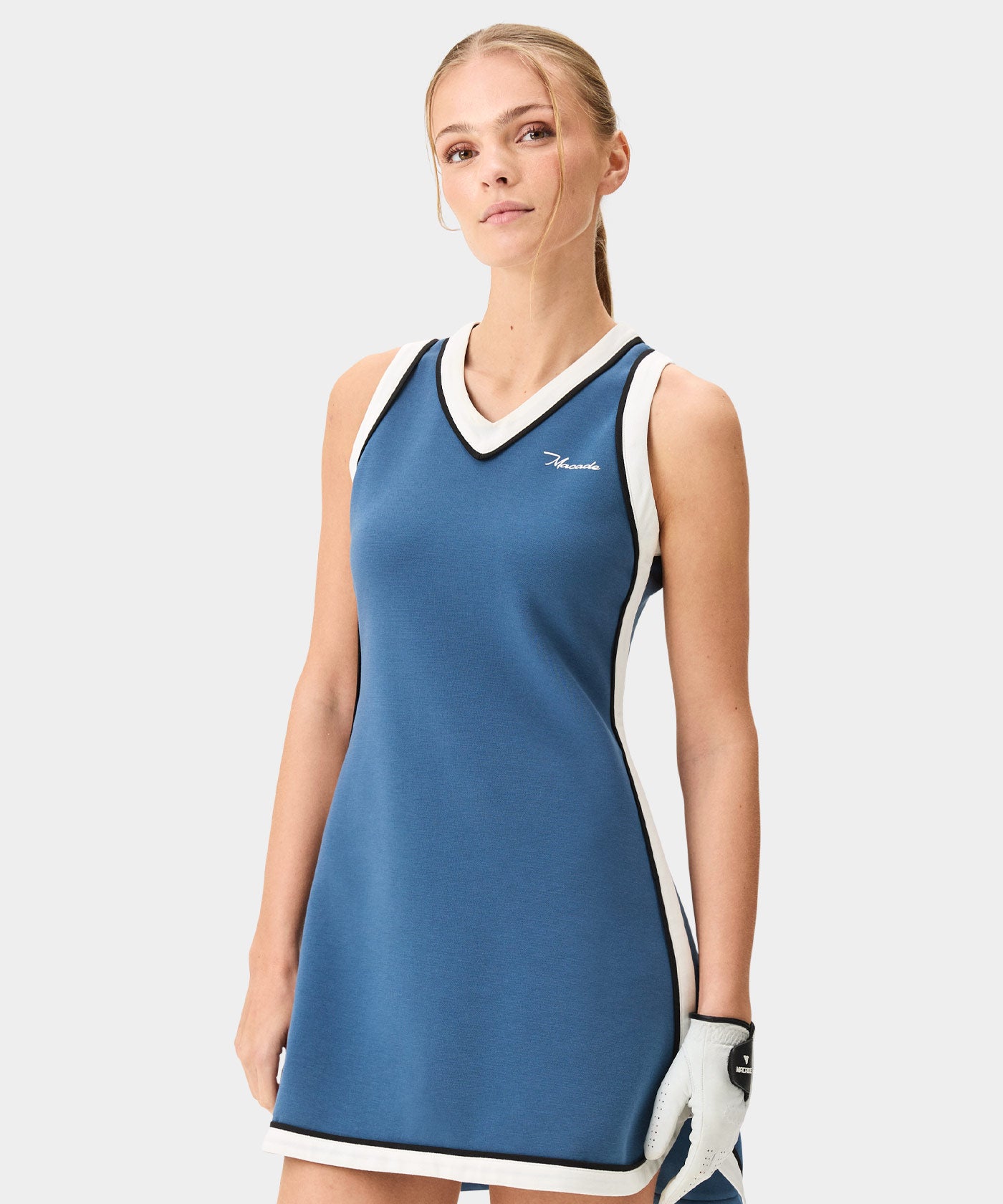 あっこAcetate Polyester sleeveless dress Women's Ava TX Flow Golf Dress - Macade