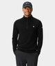 Bridge Merino Quarter Zip - Black