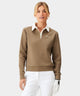 Rae Sepia Polo Sweatshirt