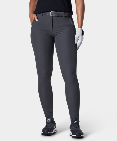 4-Way Stretch Microfiber Pants - Charcoal - VIP Sportswear