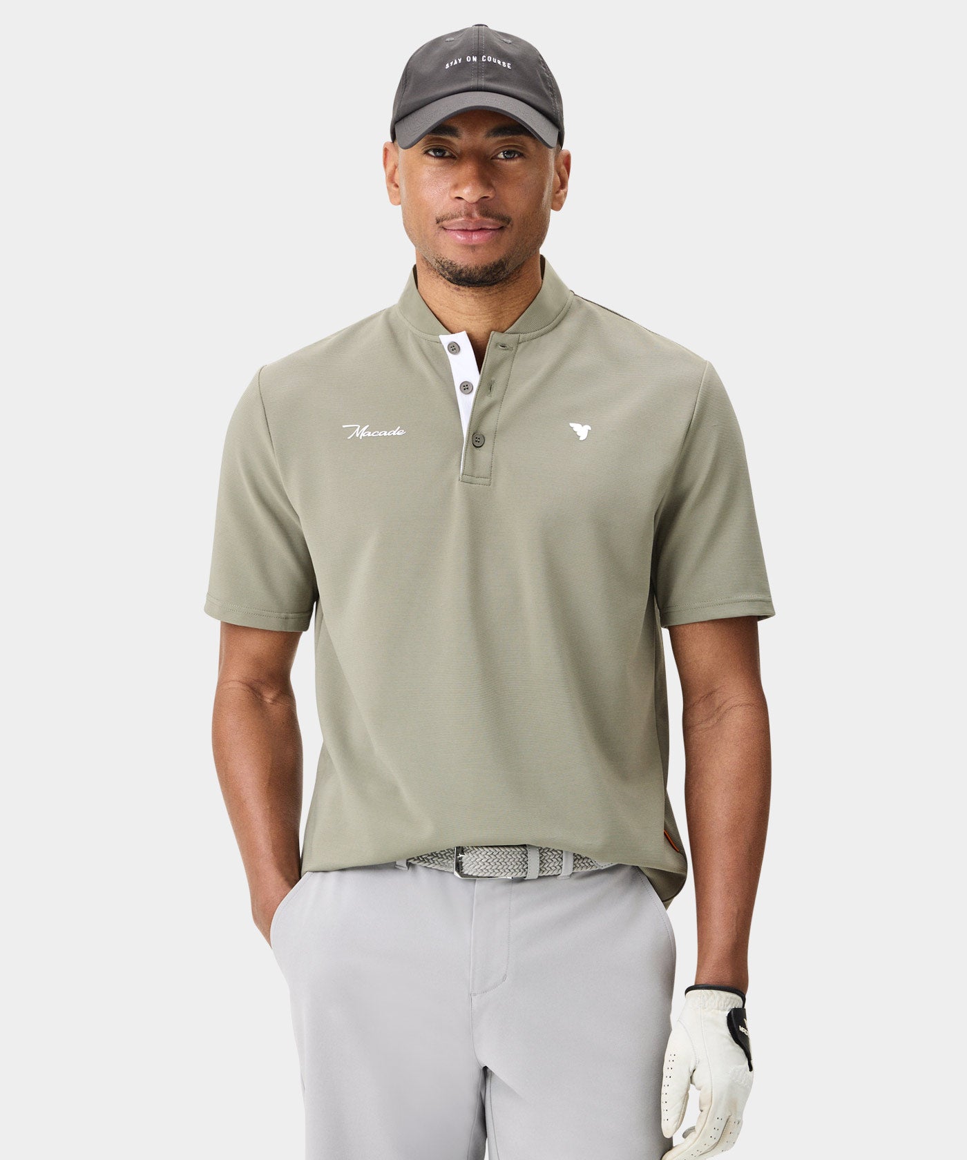 Heath Jade Green Bomber Shirt