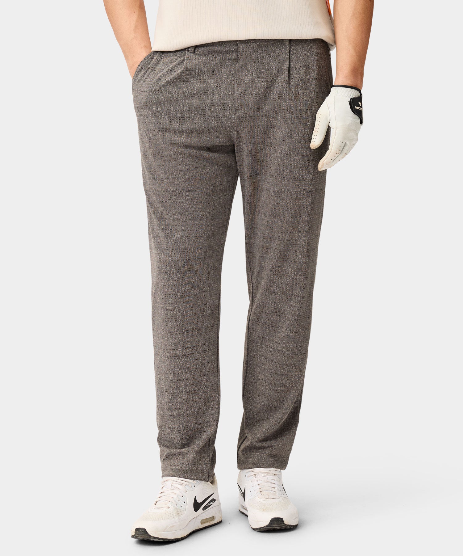 Ridgeweave Pleated Trousers - Jet Grey – Macade