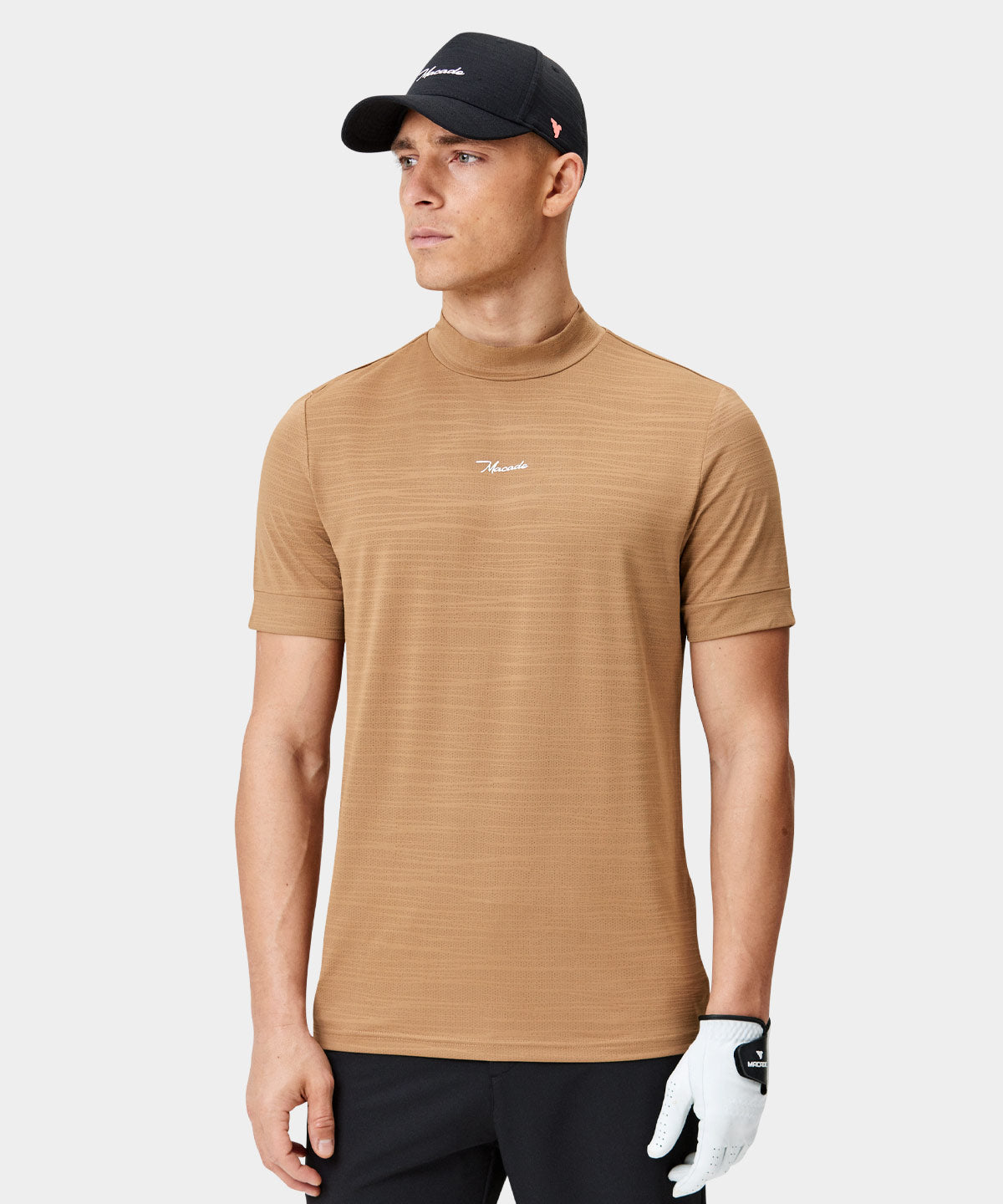 Sepia Jupiter Mock Neck Tee