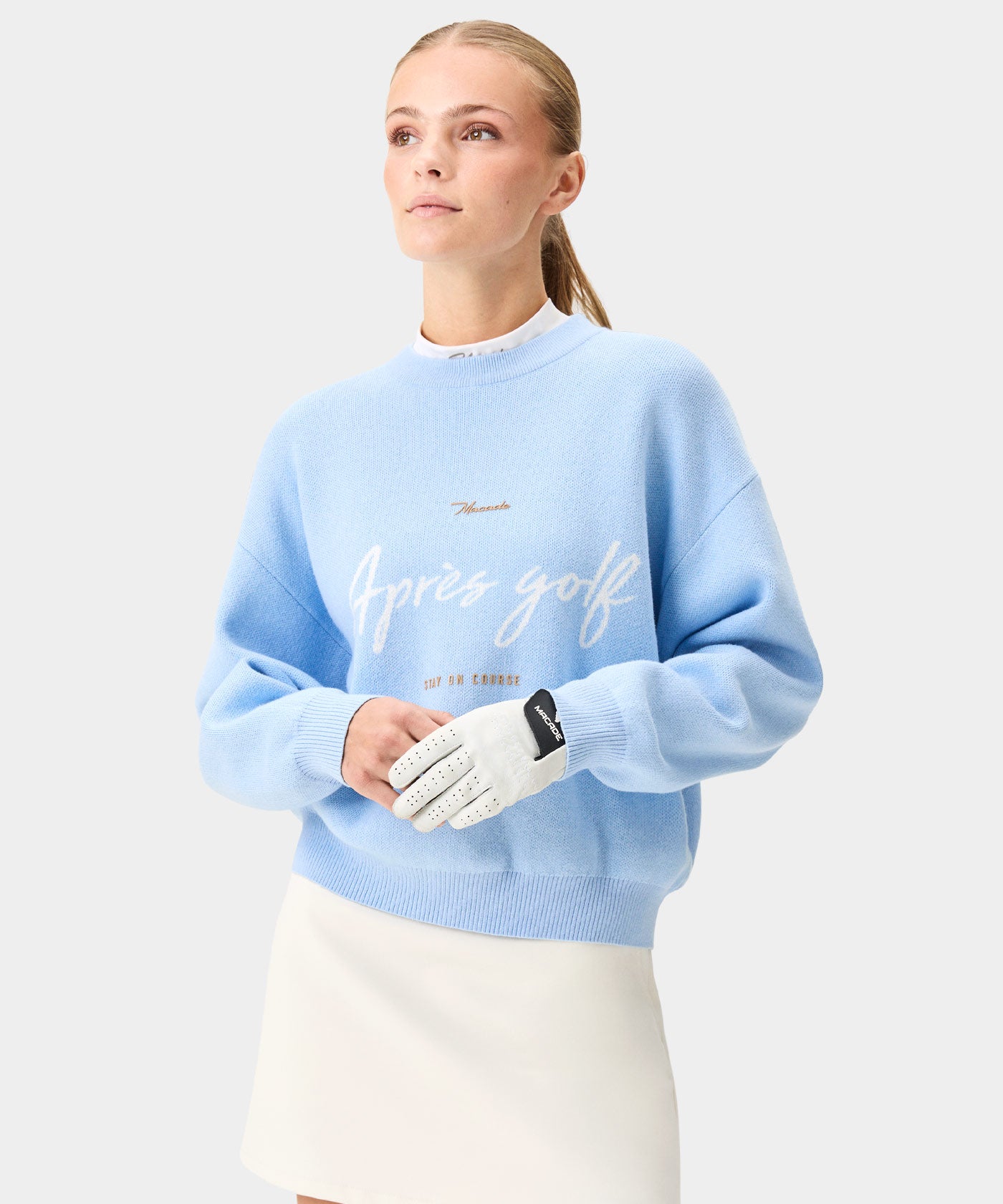 Light Blue Oversized Knit Sweater