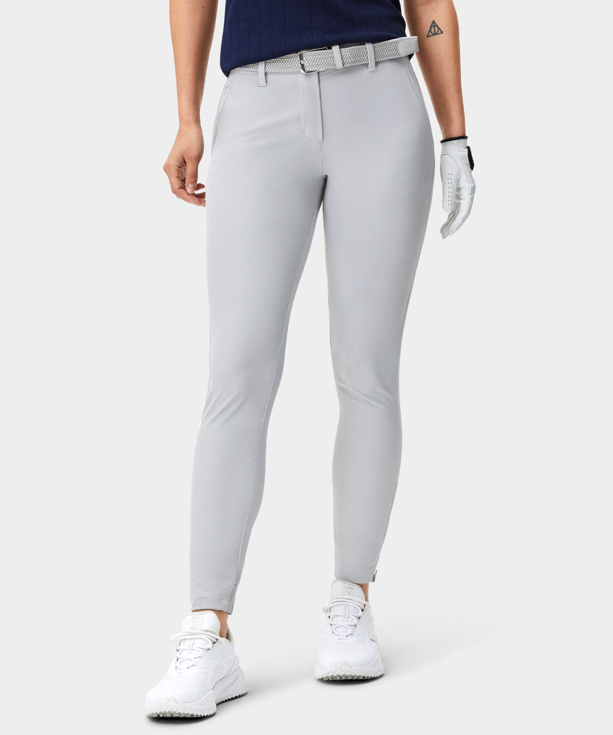 Light Grey Four-Way Stretch Jogger