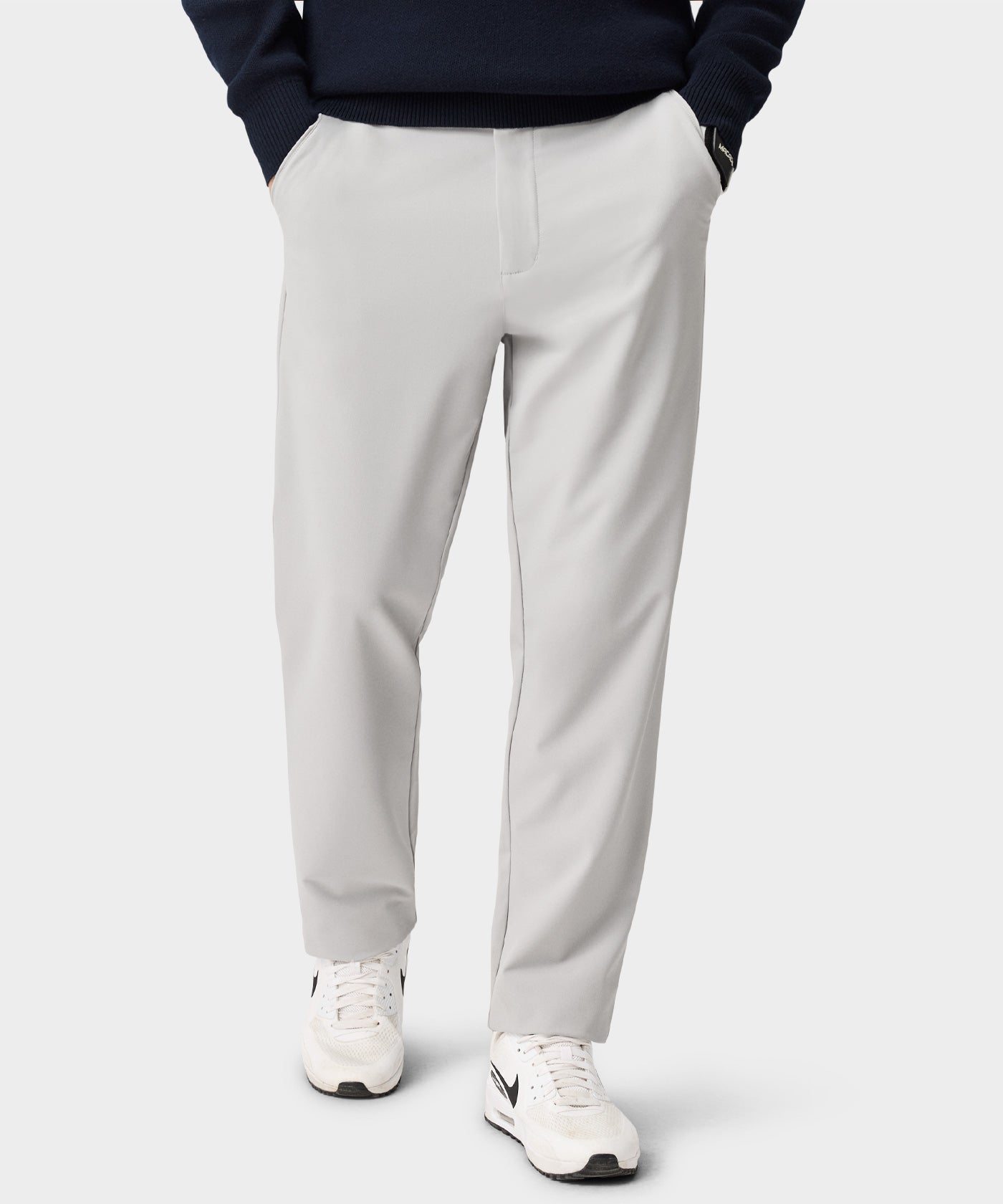 Lightweight Relaxed Trouser - Light Grey