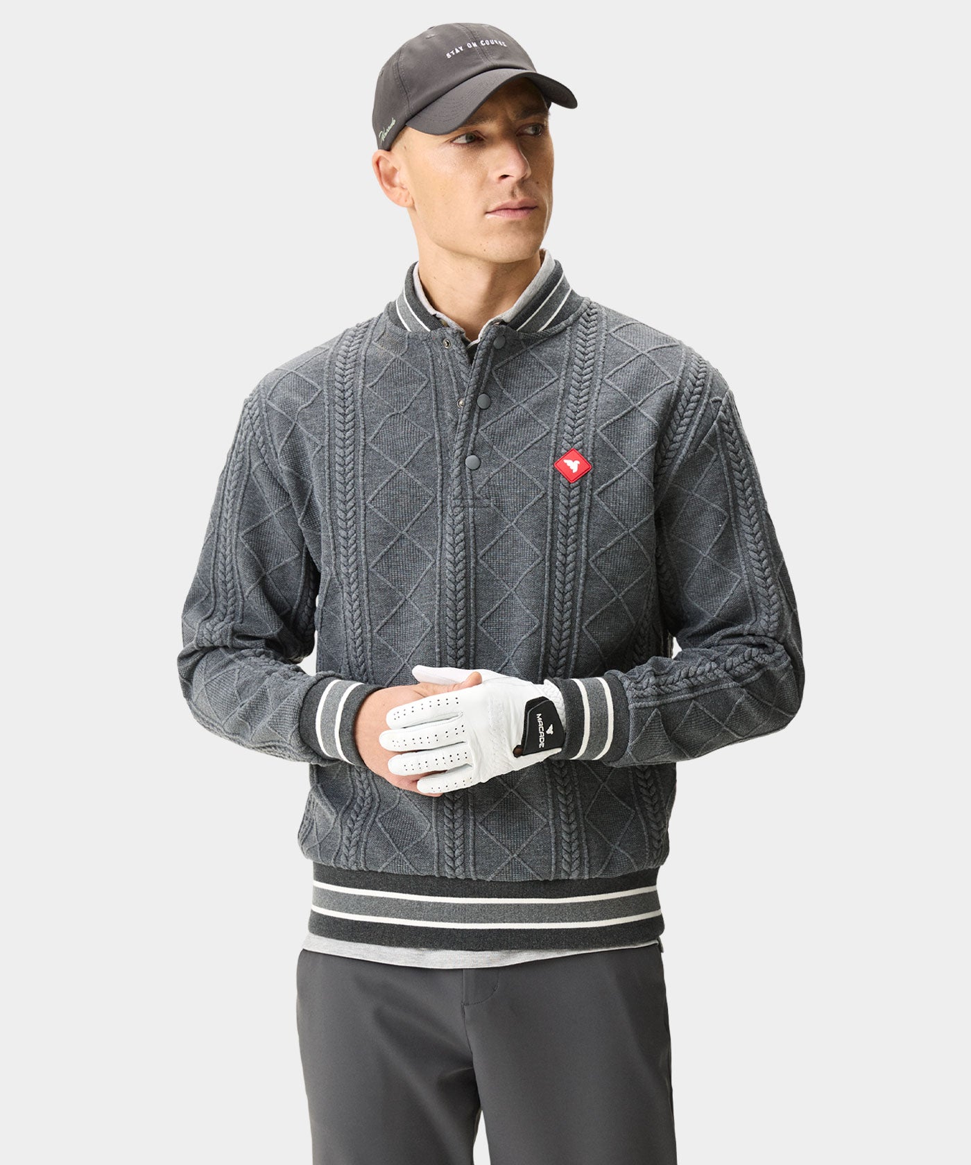 TX Bomber Pullover - Grey – Macade