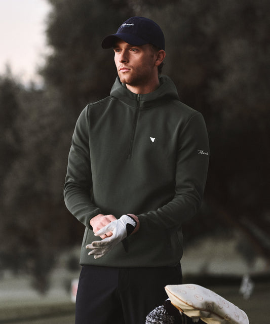 Therma Zip Hoodie - Dark Green