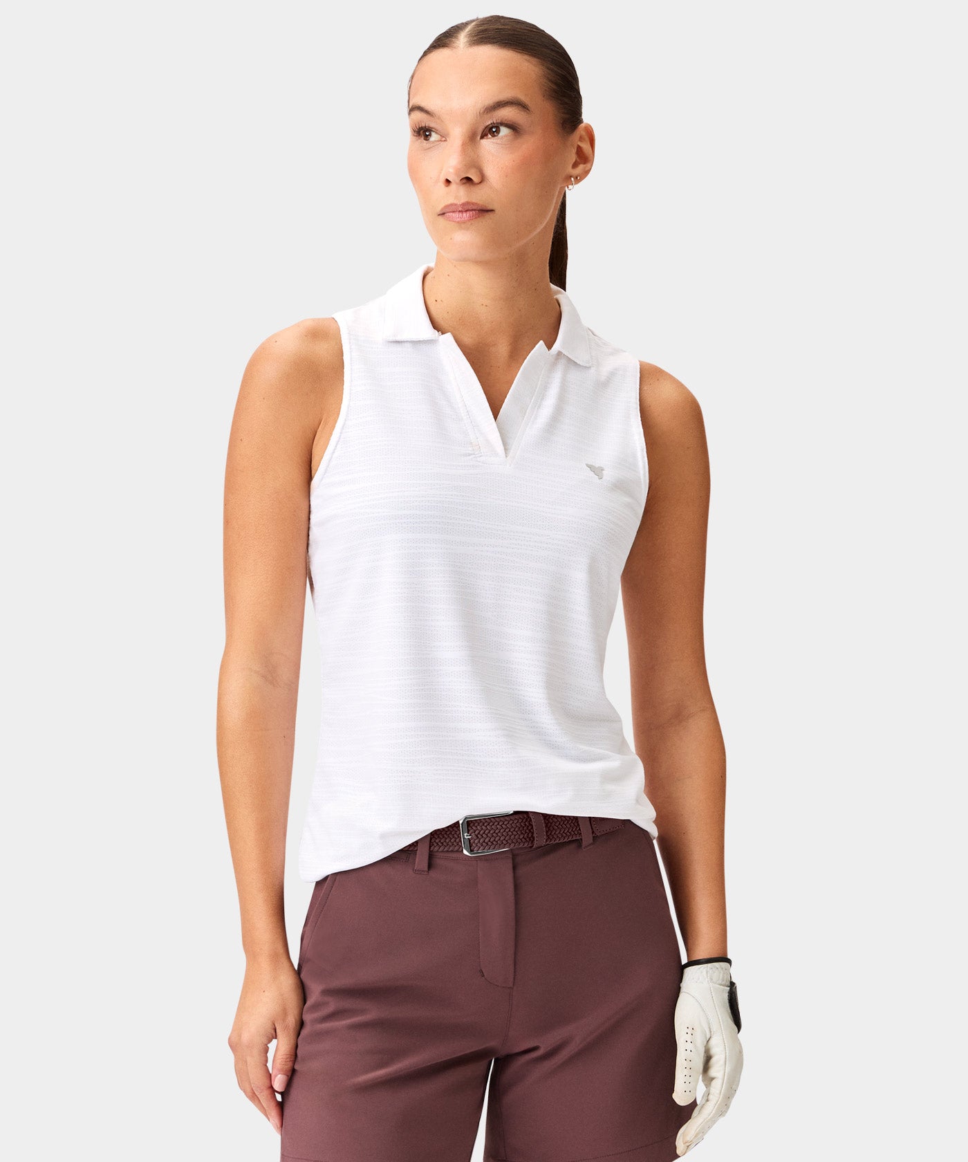Paige White Sleeveless Shirt