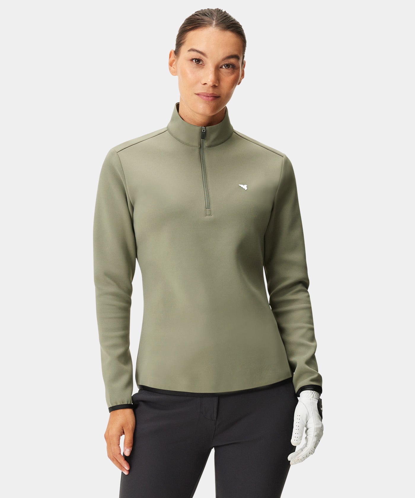 Olive Green Therma Quarter Zip