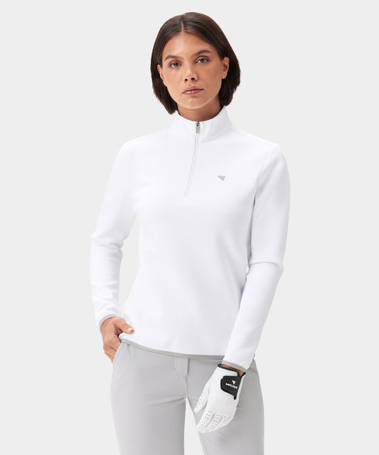 White Therma Quarter Zip