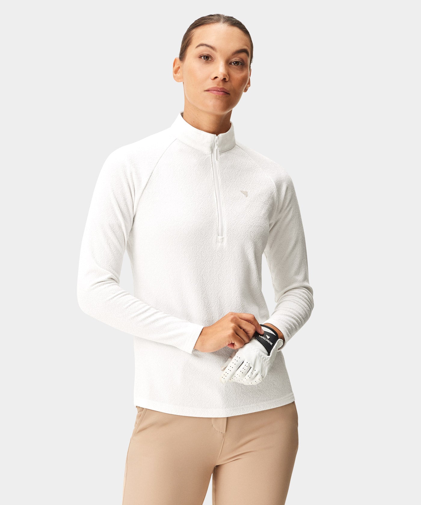 Cloud White Tech Quarter Zip