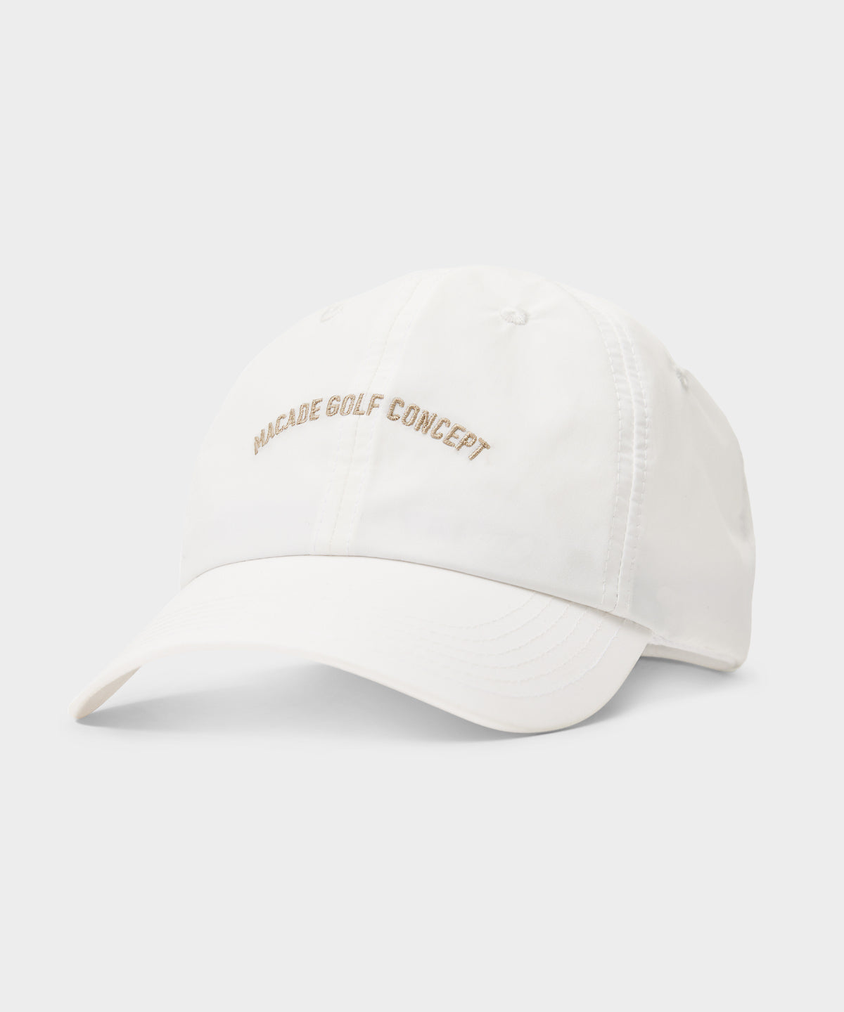 White Unstructured Tech Cap