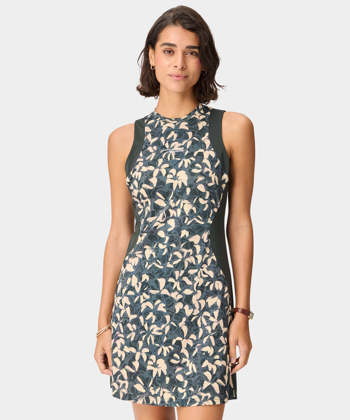 Inez Sleeveless Dress - Fairway Tropics (AOP)