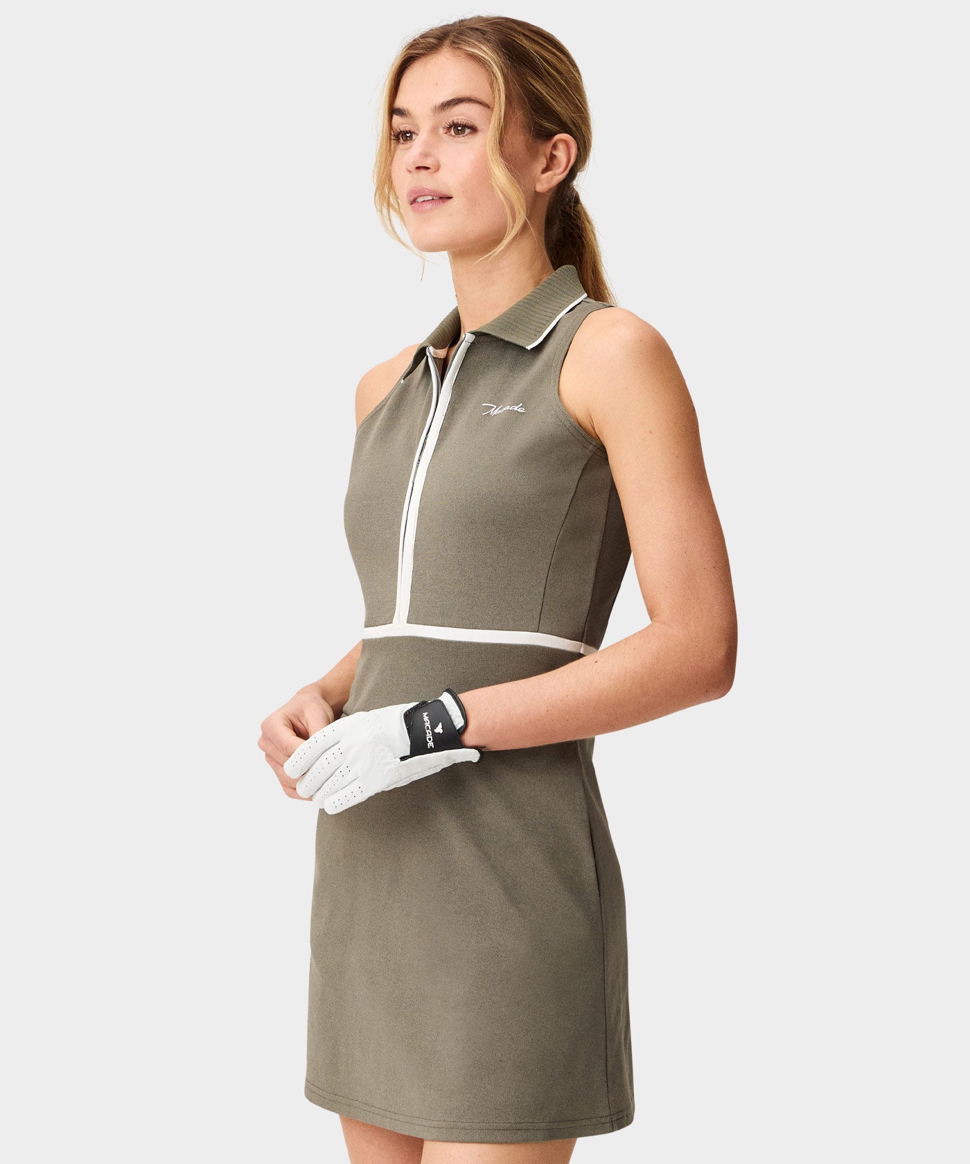 Alva Sleeveless Dress - Olive
