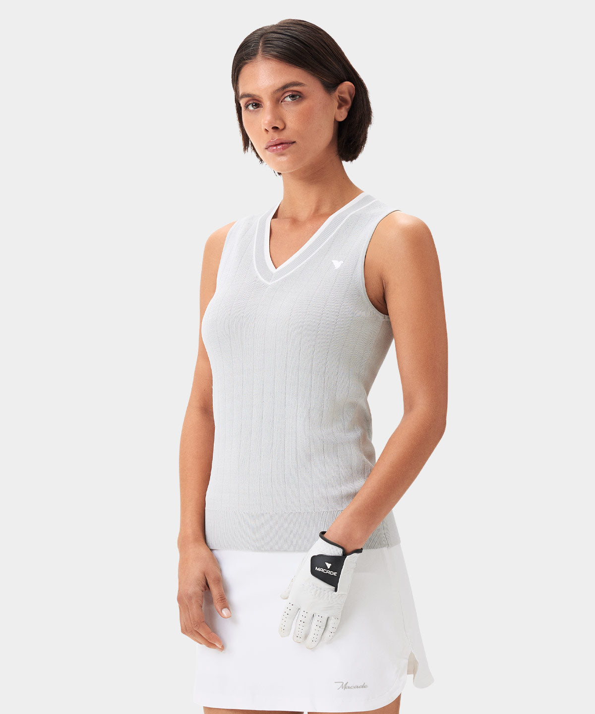 Ana Dust Sleeveless V-Neck