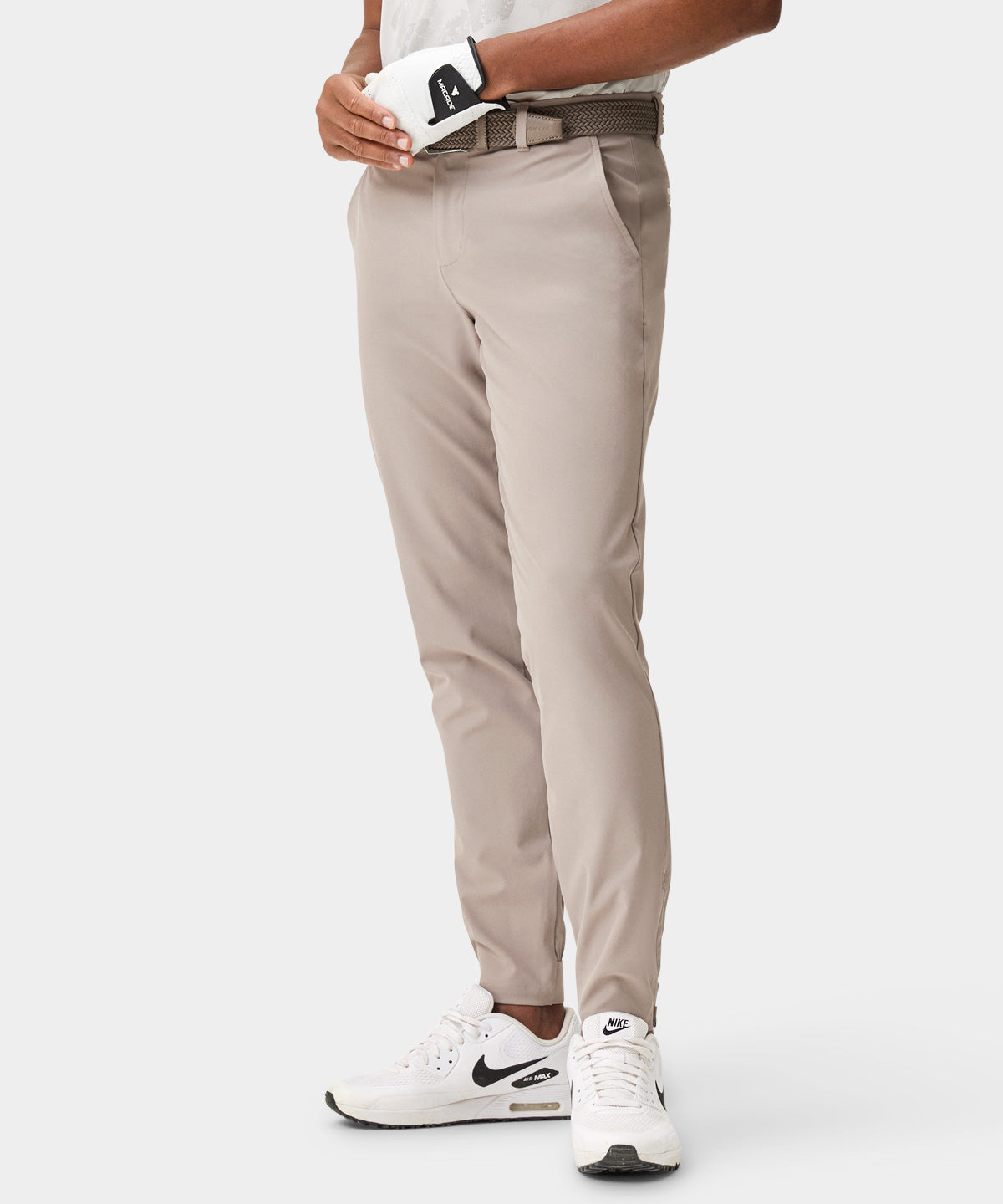 Ash Brown Four-Way Stretch Jogger