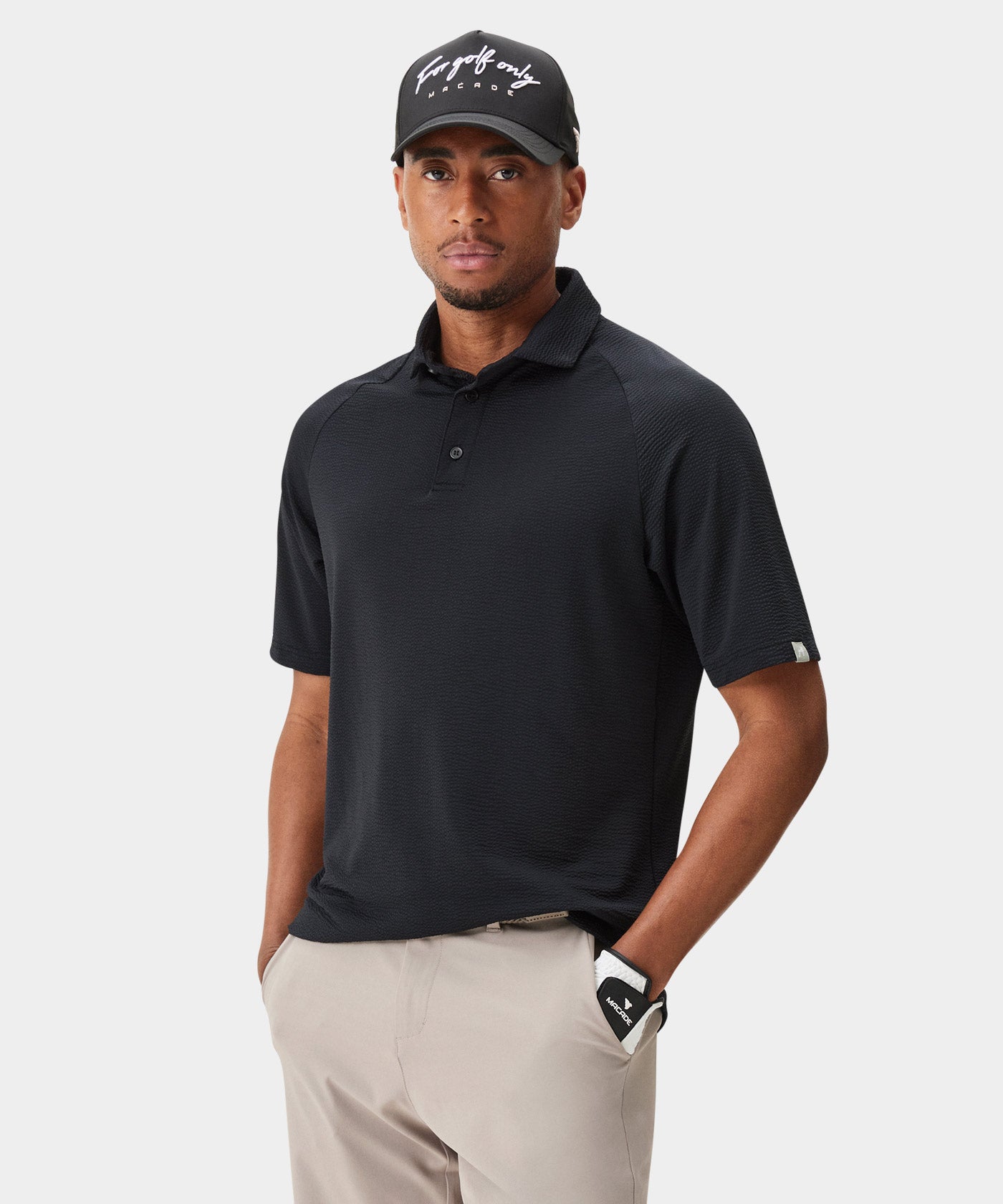 Lightweight Black Seersucker Shirt
