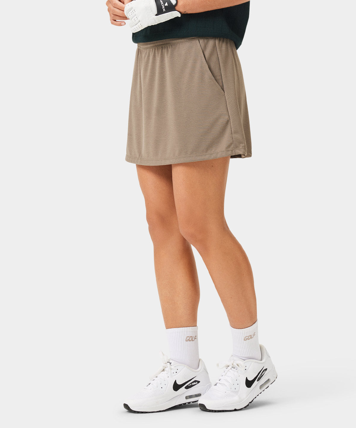 Taupe Crossover Skort Macade Golf