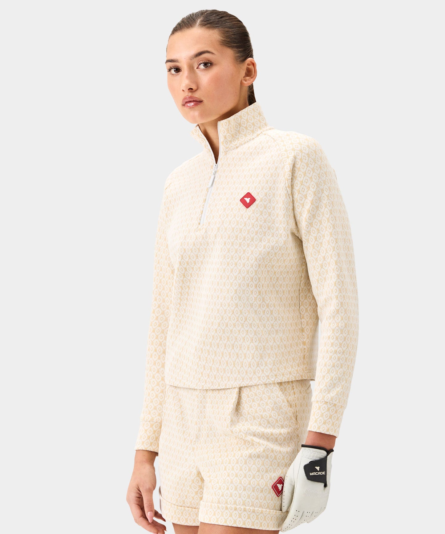 Cableline Quarter Zip - Yellow