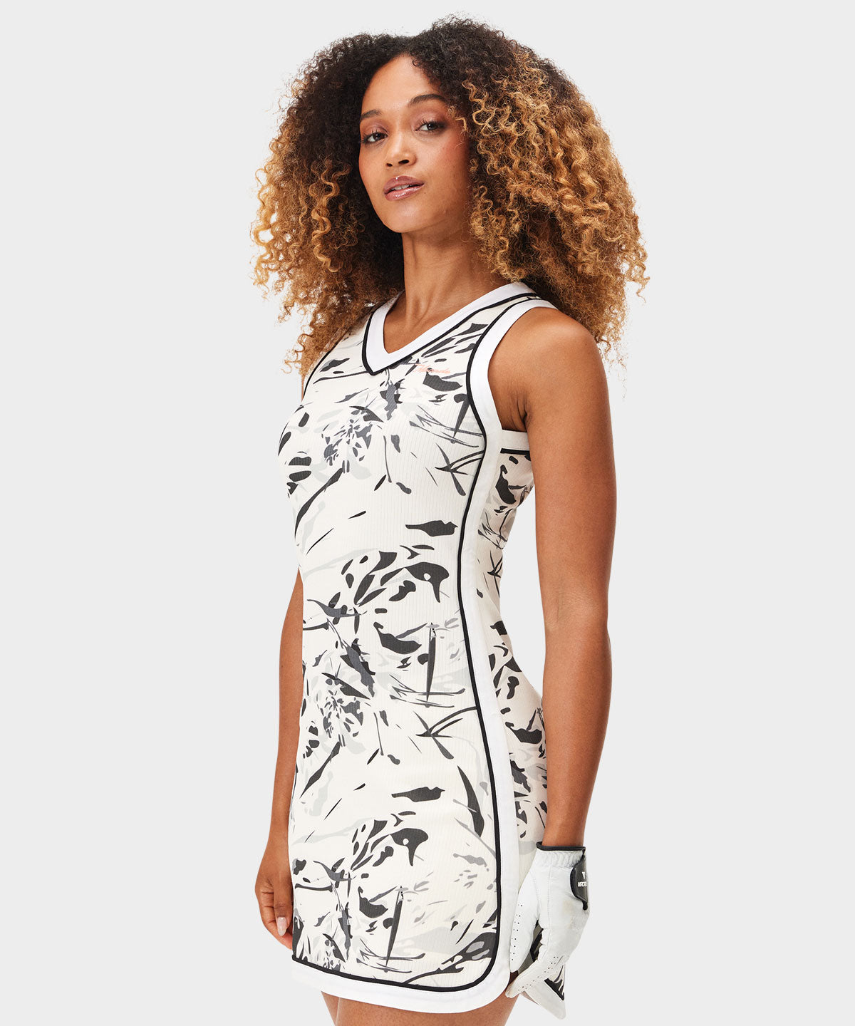 Ava Mono Floral Range Dress