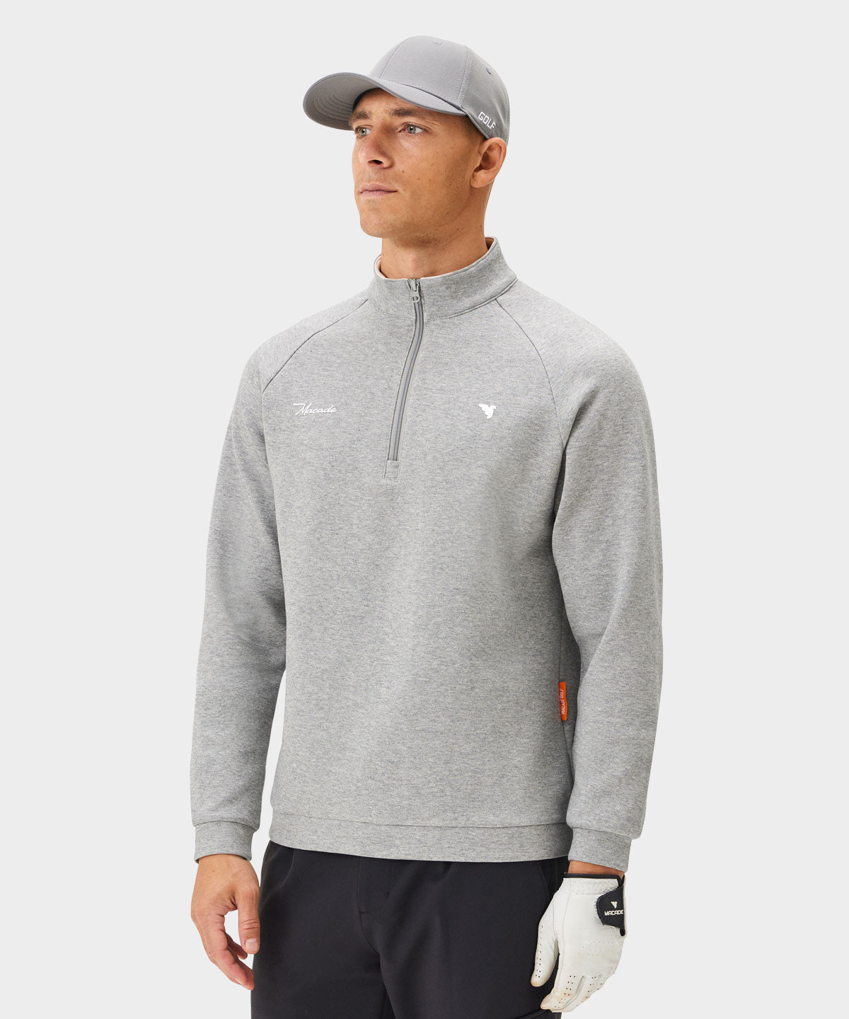 Grant Grey Performance Quarter Zip