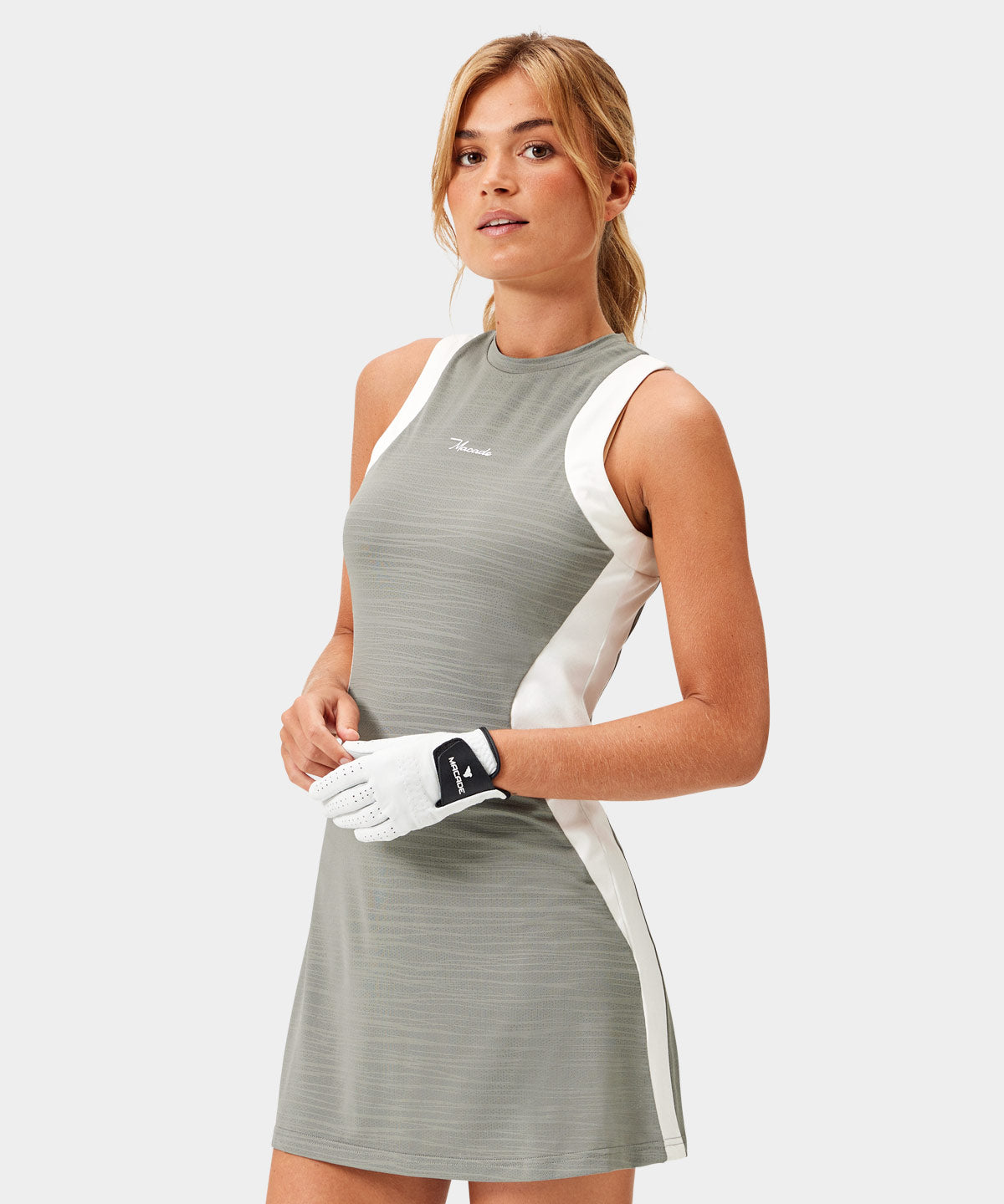 Inez Green Sleeveless Dress