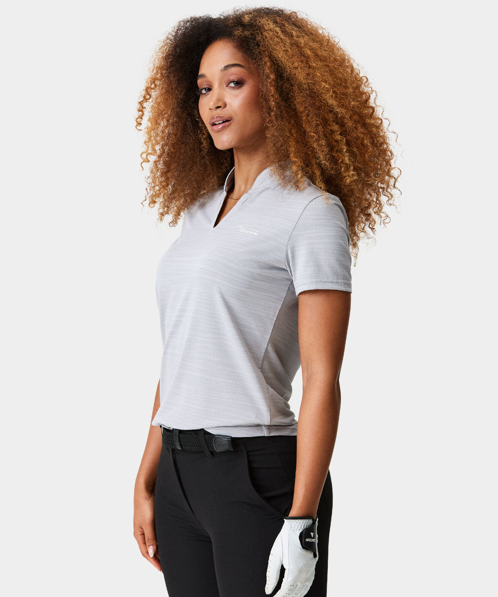 Women's Light Gray Jupiter Blade Shirt - Macade Golf