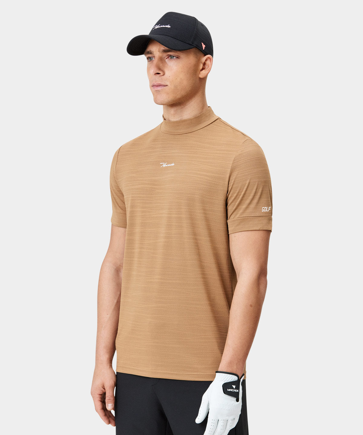 Sepia Jupiter Mock Neck Tee