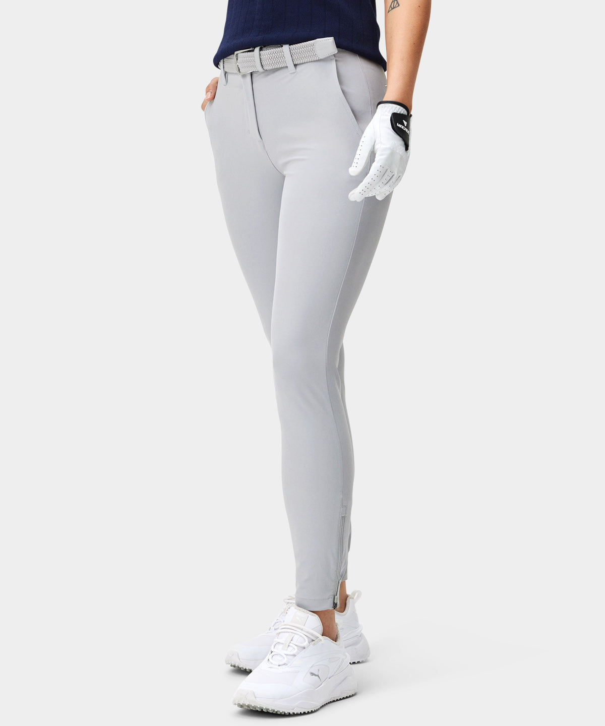 Gray Four-Way Stretch Jogger