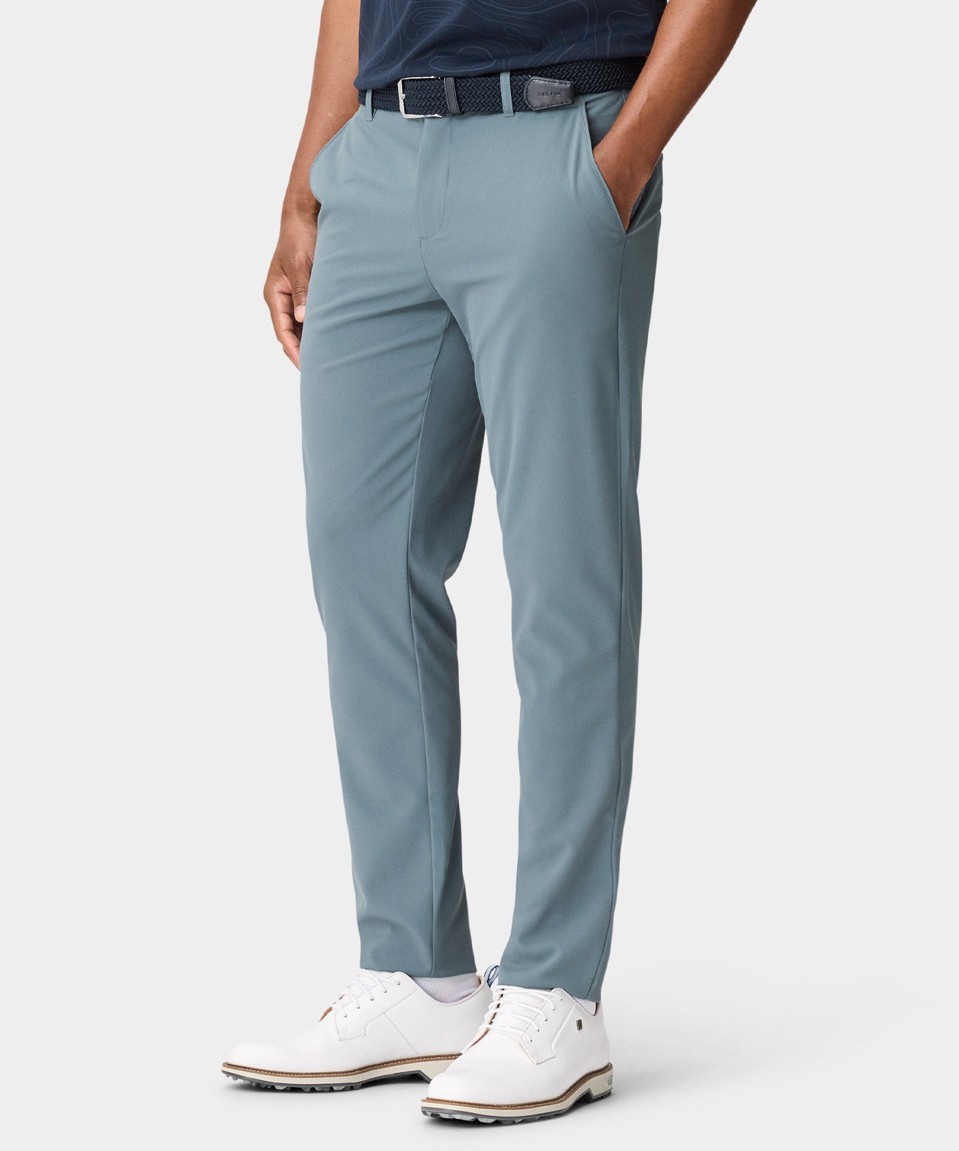 Lightweight Tapered Trouser - Stone Blue