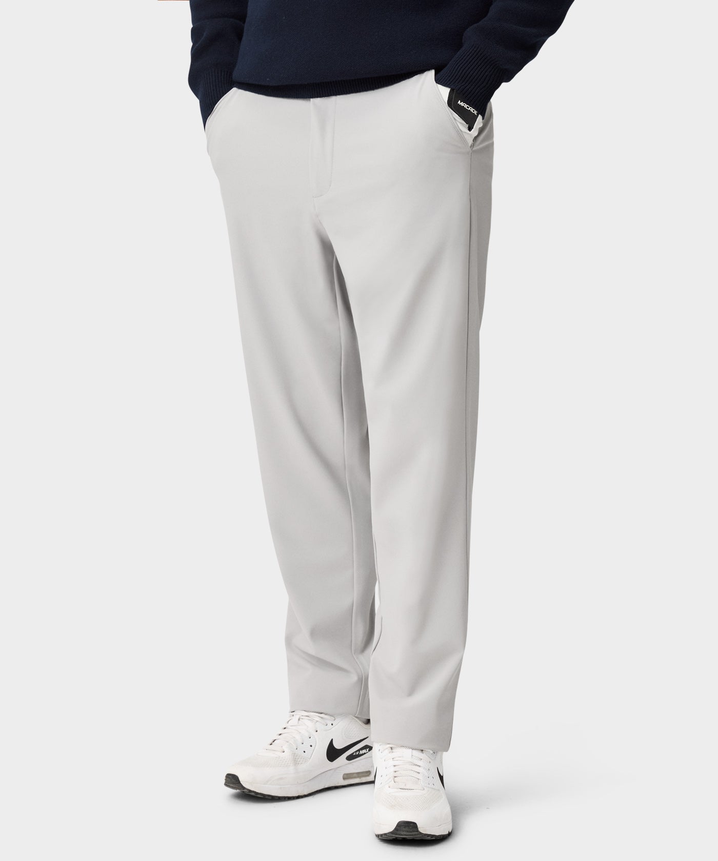 Lightweight Relaxed Trouser - Light Grey