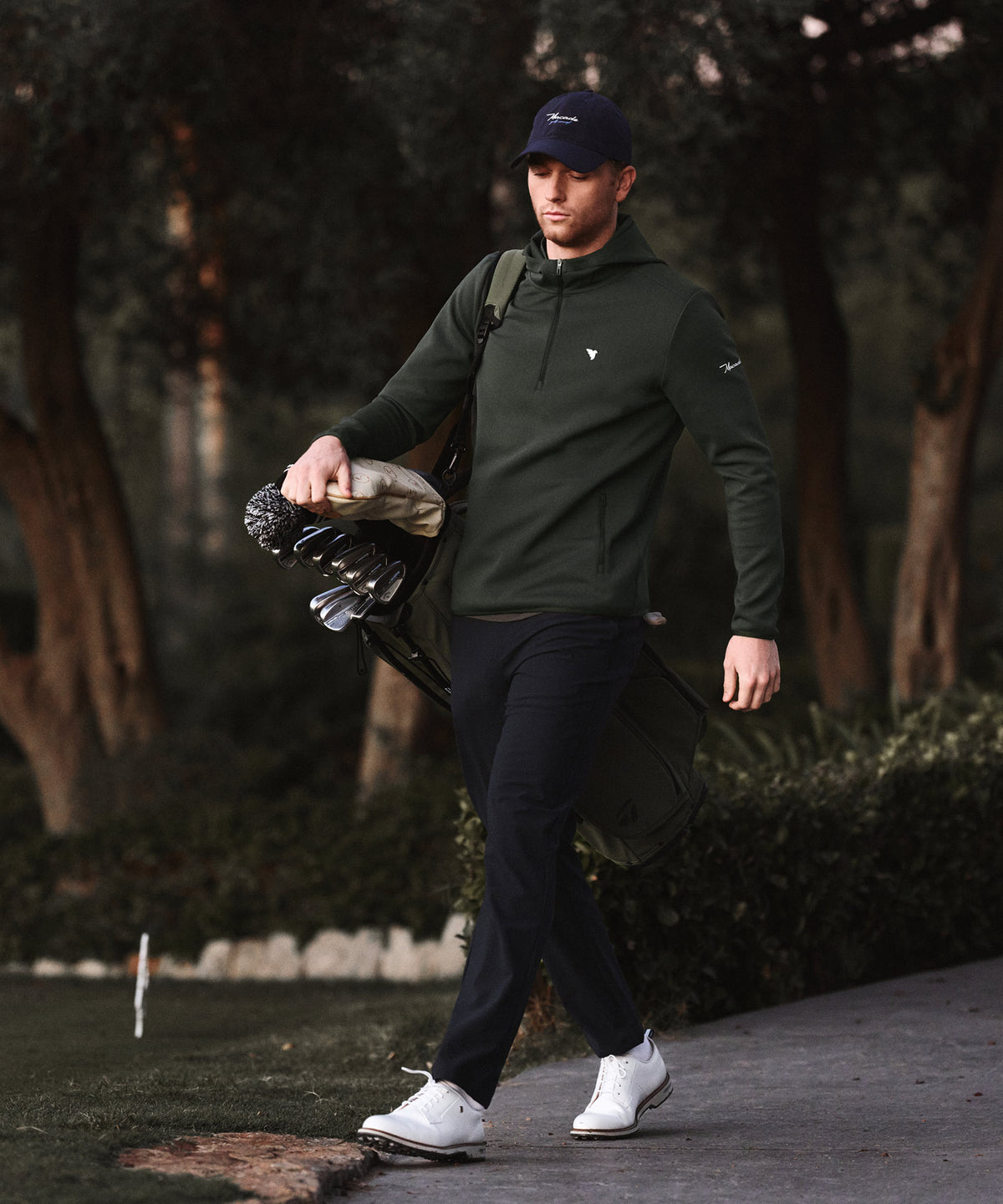 Therma Zip Hoodie - Dark Green