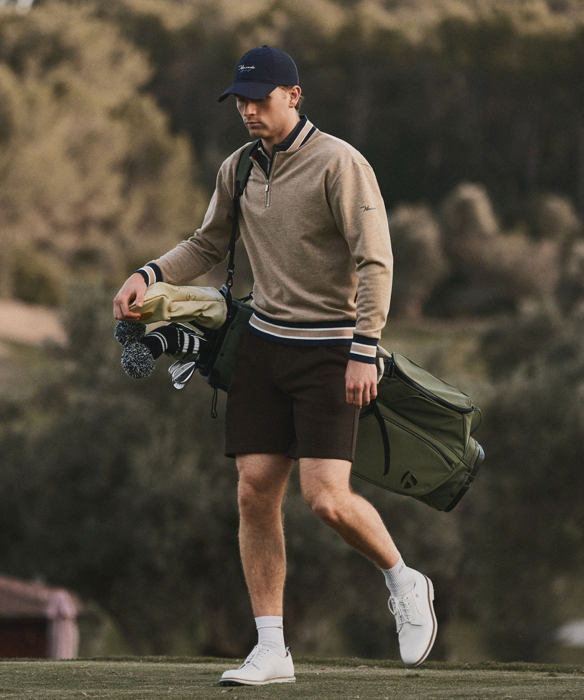 Downs Wool Bomber - Tan