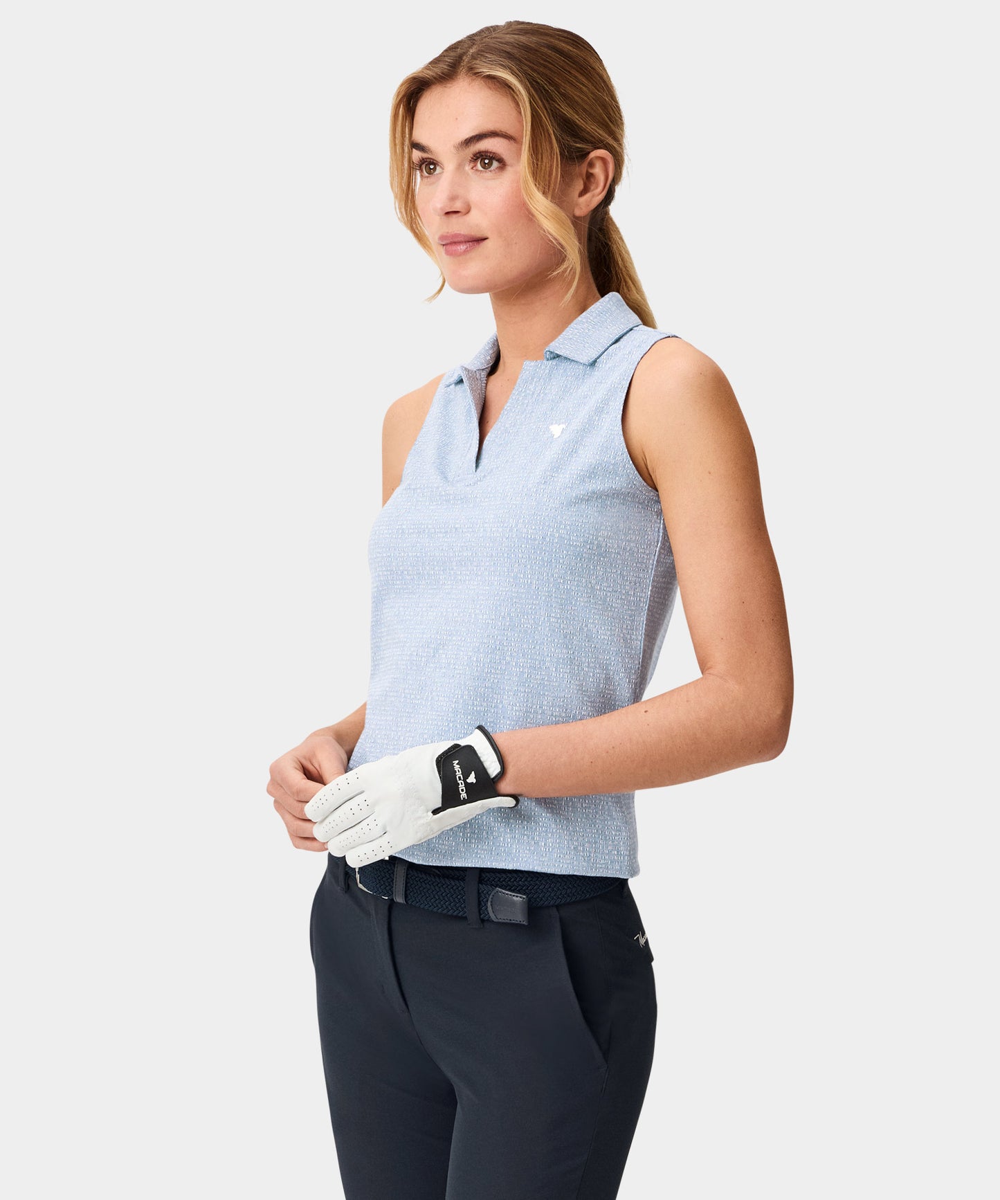 Mila Breeze Sleeveless Shirt - Powder