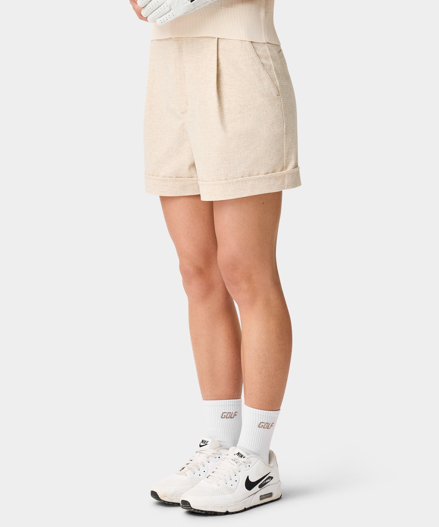 Nola Pleated Shorts - Sand
