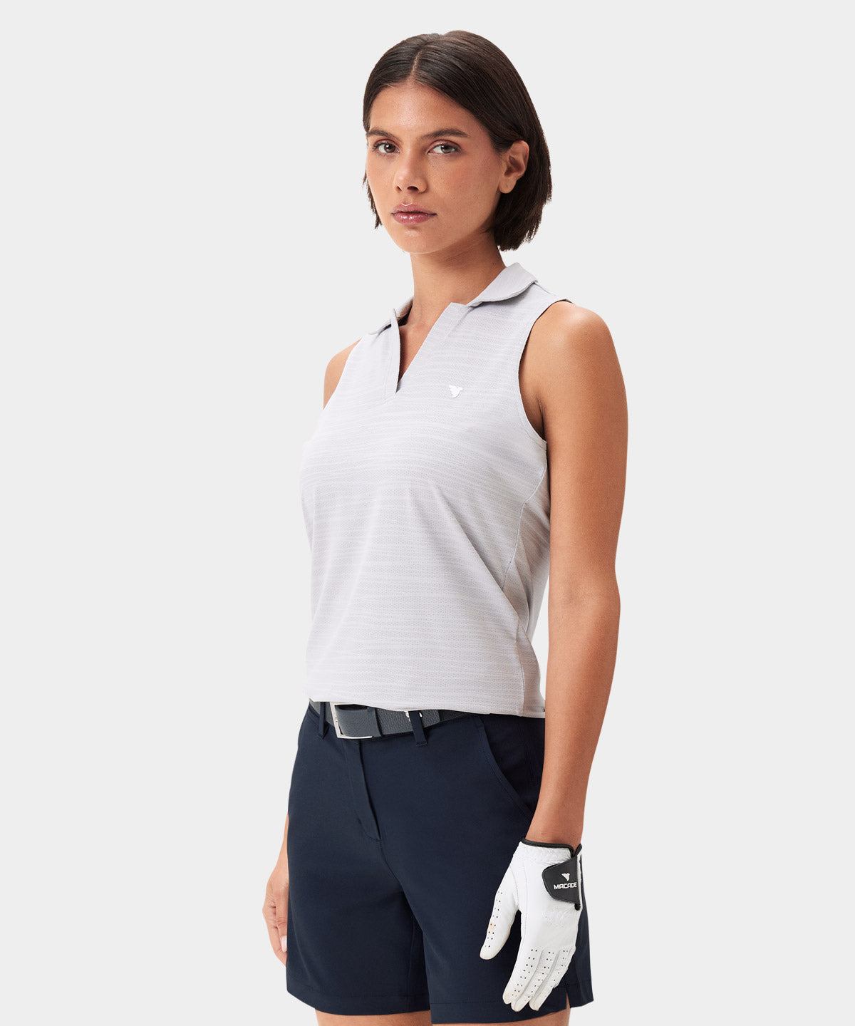 Paige Light Grey Sleeveless Shirt