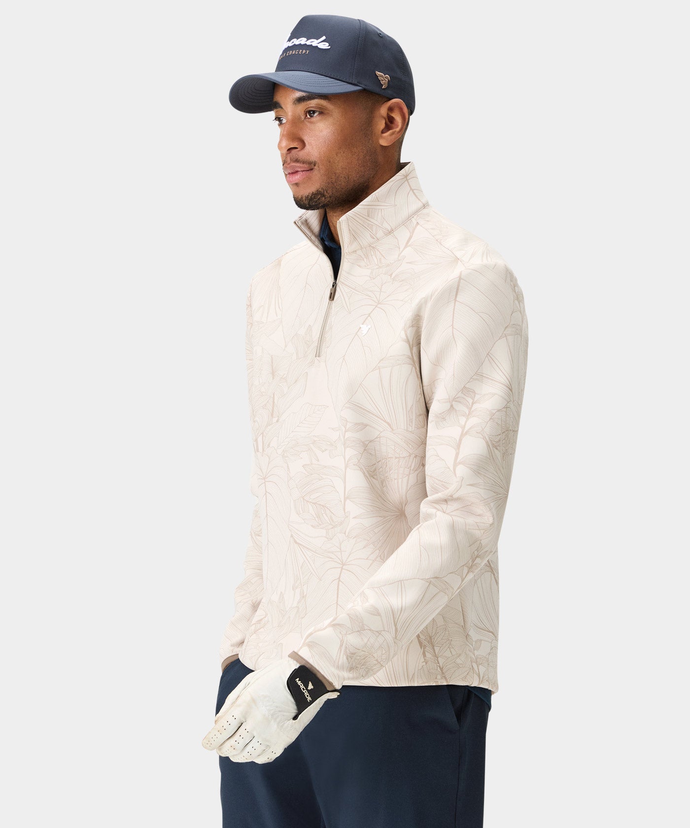 Men's Therma Quarter Zip Golf Sweater - Macade Golf