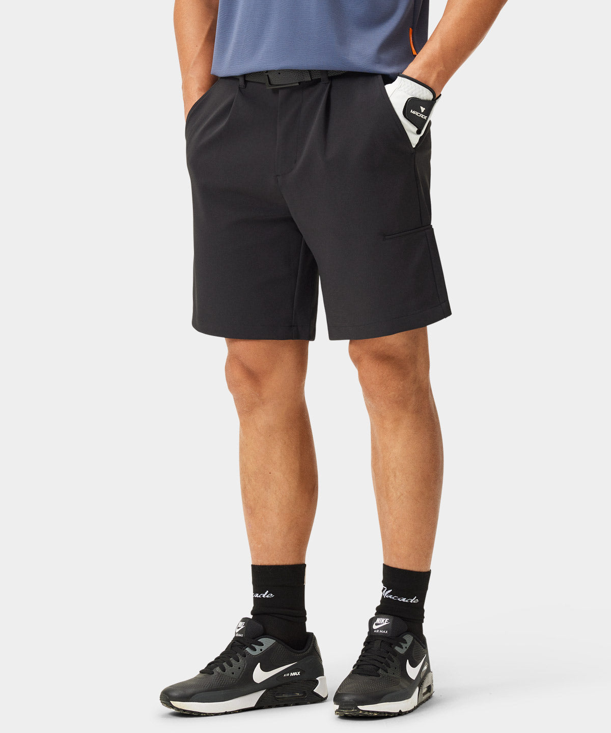 Shaw Ash Black Tech Shorts