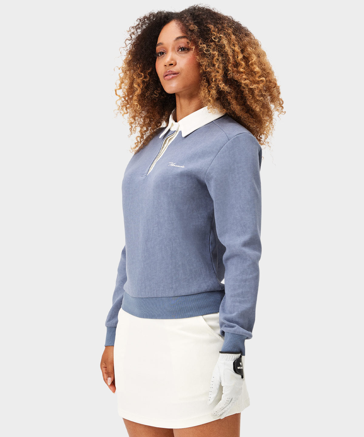 Rachel Stone Blue Longsleeve Shirt