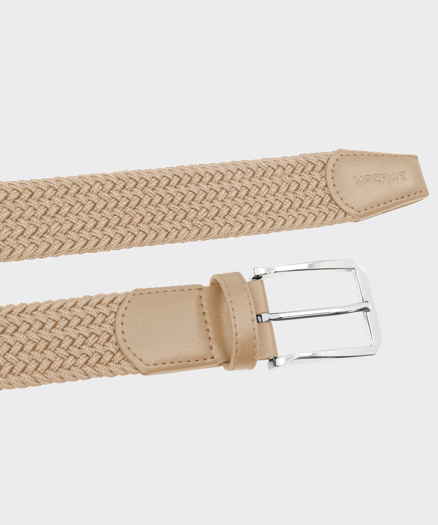 Women's Elastic Tan Belt