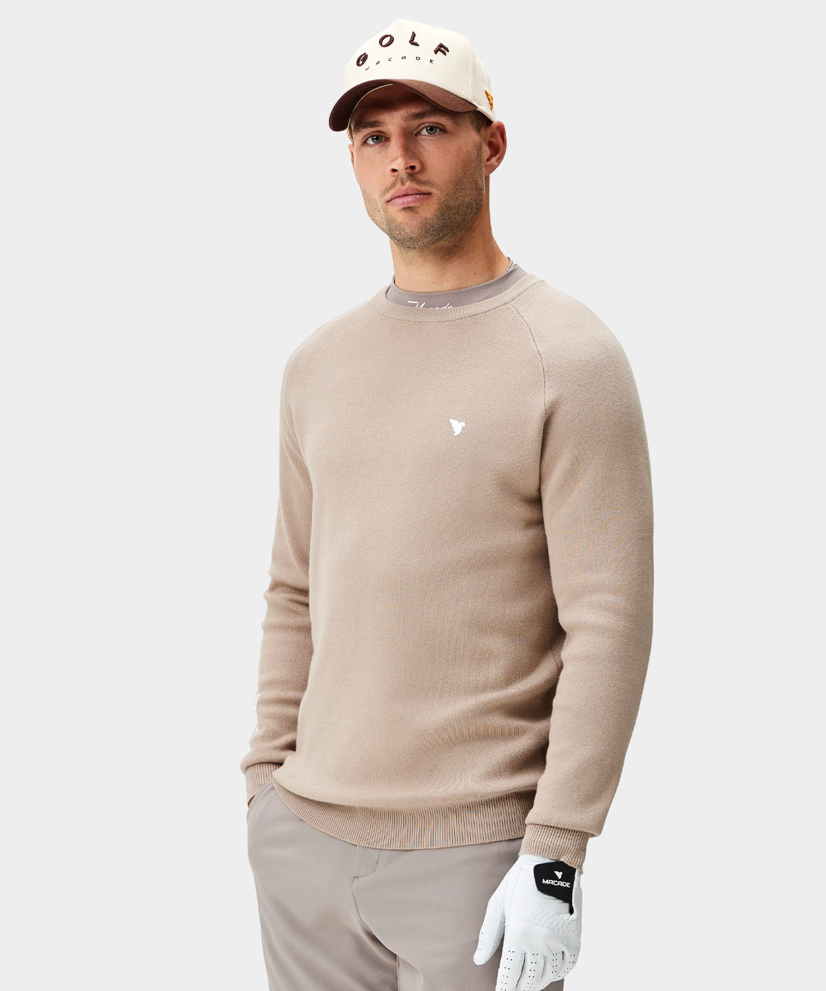 Tan TX Knit Crewneck