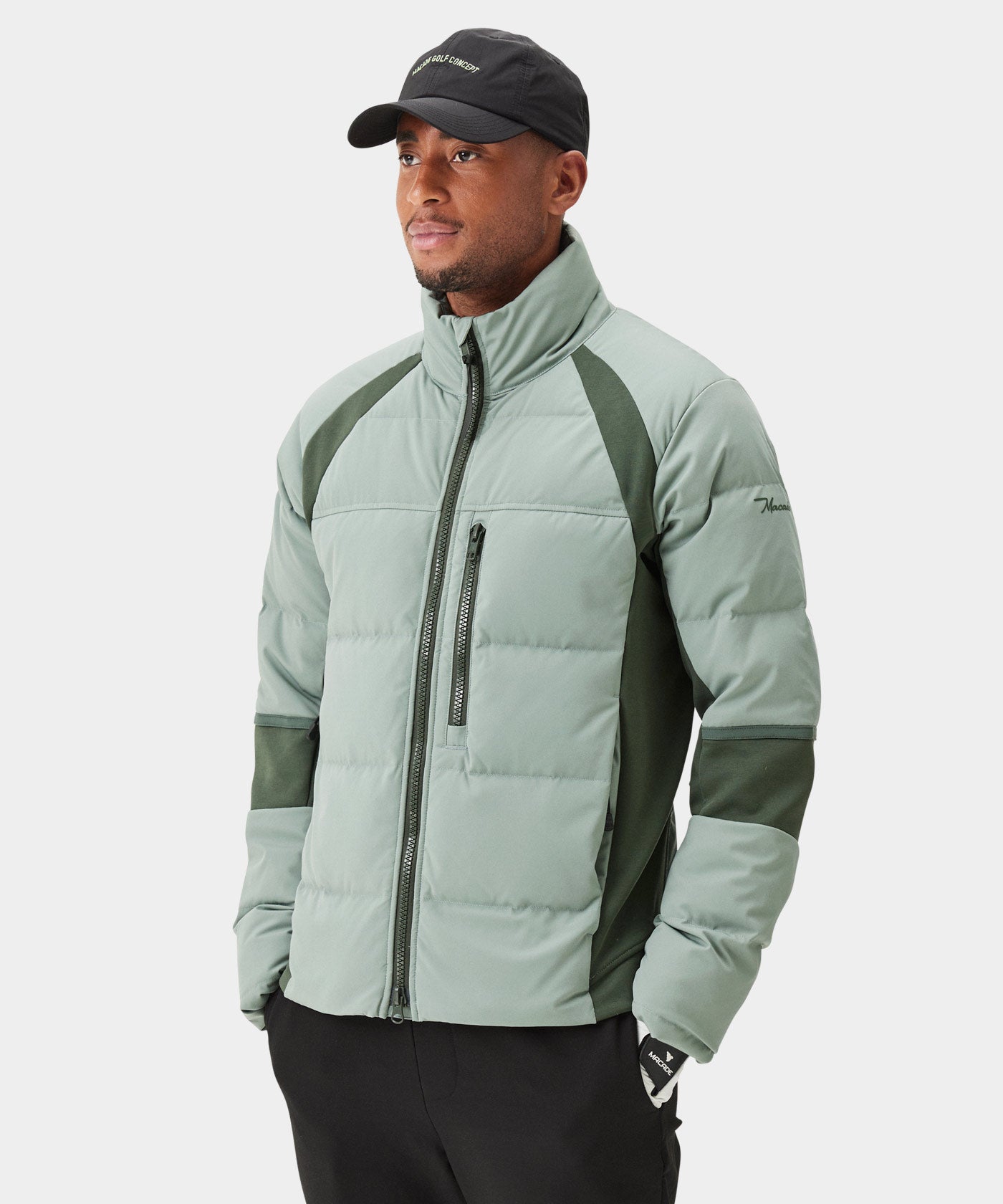 Teal Padded Core Tech Jacket