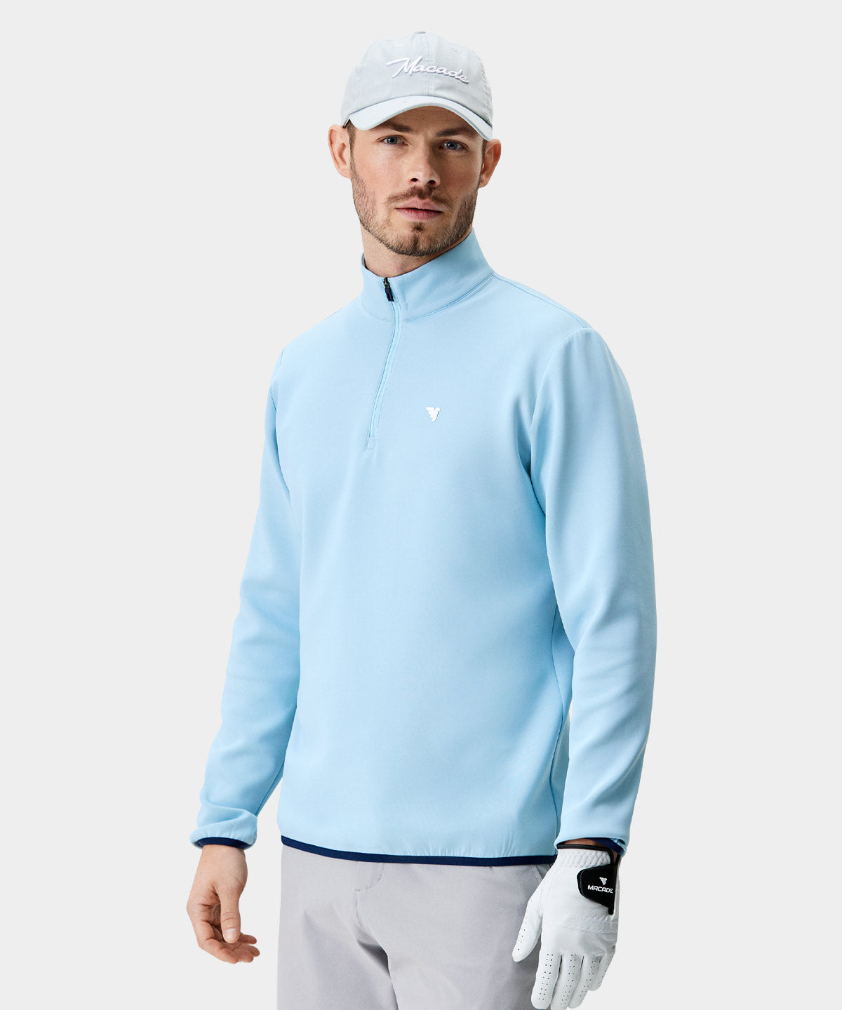 Light Blue Therma Quarter Zip