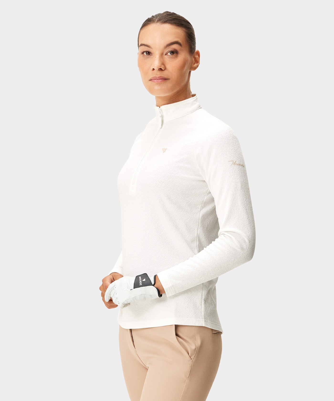 Cloud White Tech Quarter Zip