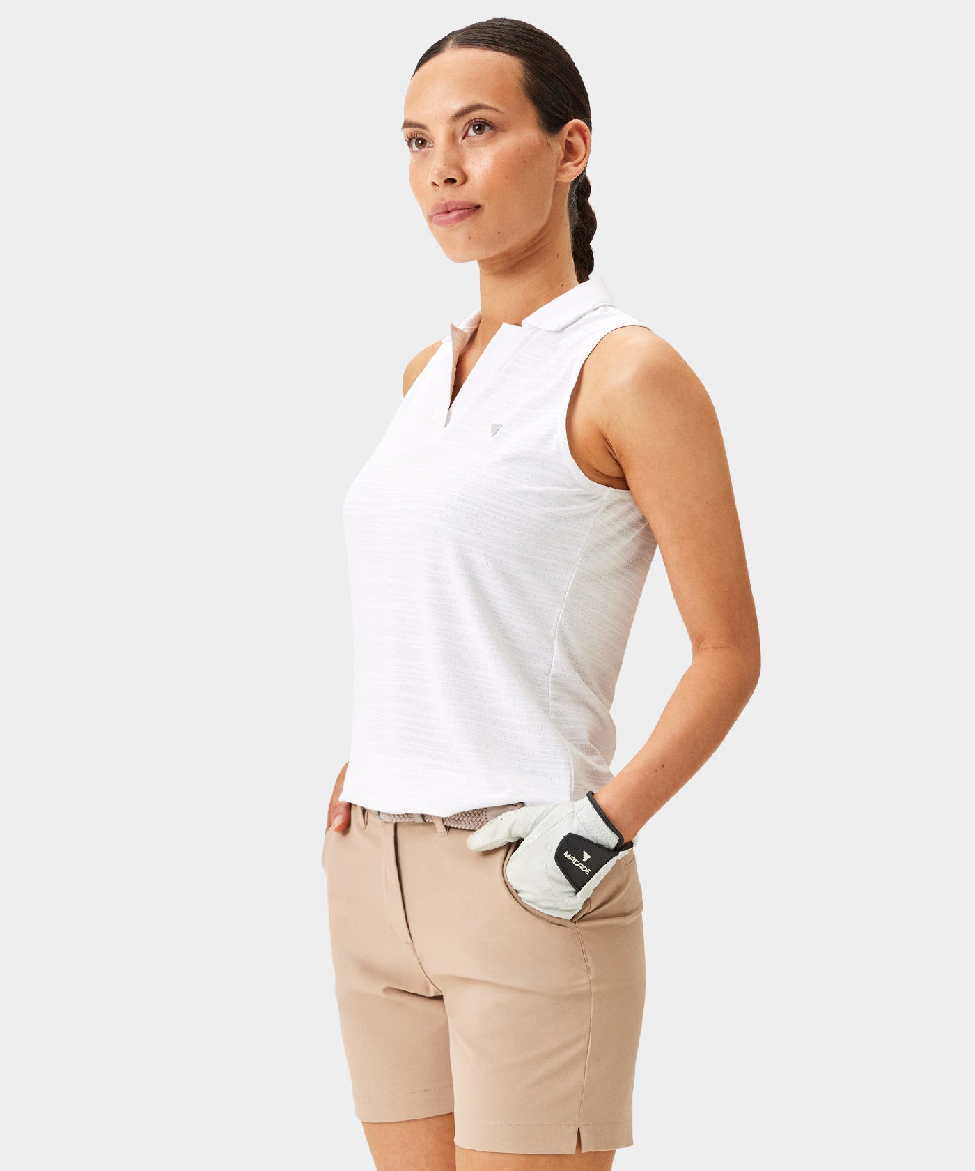 Paige White Sleeveless Shirt