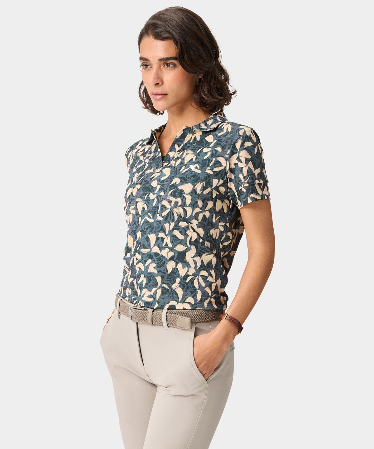 Paige Shirt - Fairway Tropics (AOP)